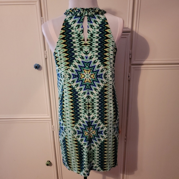 Laundry by Design Print Halter Mini Dress - Picture 4 of 7